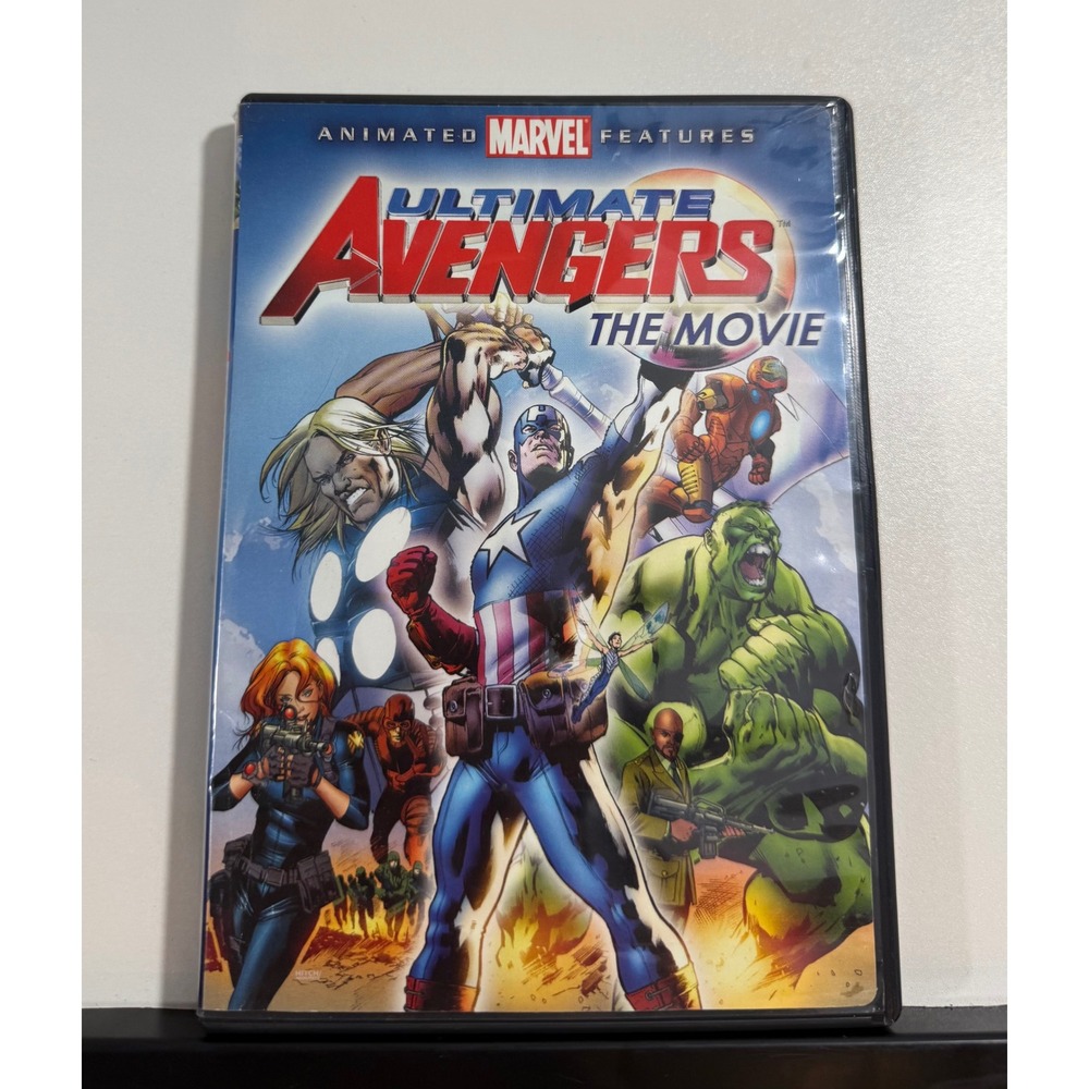 Marvel Ultimate Avengers The Movie DVD Kids Unisex OS Blue Good Animated Feature